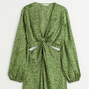 Plus Size Green Cut-Out Dress (XXL)